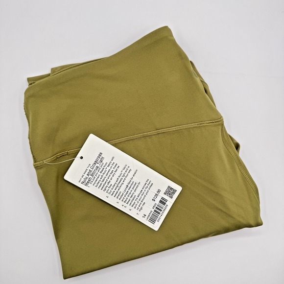 Lululemon Nulu and Crisscross Mesh Stirrup Tight Leggings BRZG Women 14 $128 New